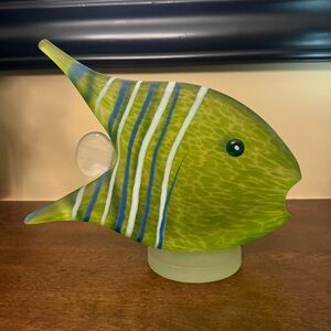 Borowski Glass Angelfish Sculpture
